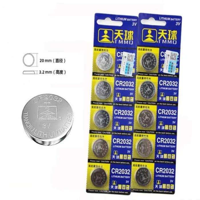 Μπαταρίες – CR2032 – 3V - 5pcs – 682160 - Image 2
