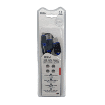Καλώδιο μεταφοράς δεδομένων - 1555 - USB Mini/2 x USB A male - 50cm - 097978
