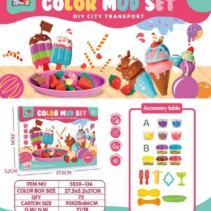 Σετ κατασκευών DIY με πλαστελίνη - 5838-136B - 222345