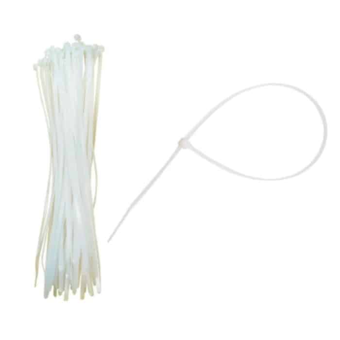 Σετ δεματικά καλωδίων – Tie wraps - 5x400mm – 50pcs - Λευκά - 200533_400
