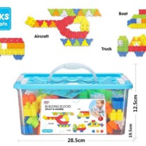 Σετ κατασκευών DIY με τουβλάκια - 144pcs - 6673-6 - 493597