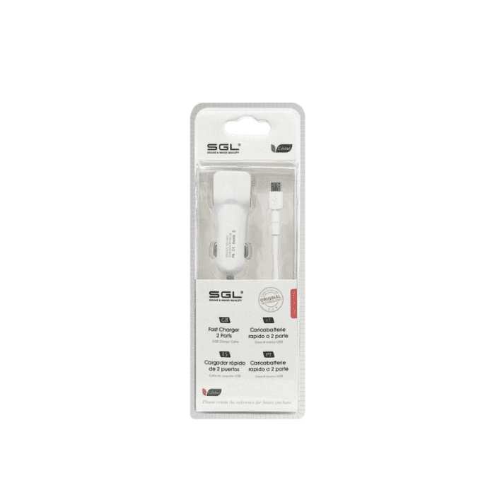 Φορτιστής αυτοκινήτου - Micro USB - 1m - V8-D13 - 110206 - Image 3