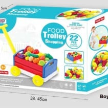 Σετ τρόλευ φρούτων & λαχανικών - 22pcs - 6660 - 493412