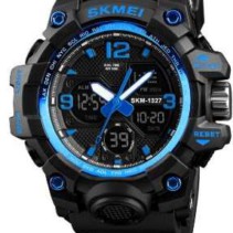 Ψηφιακό/αναλογικό ρολόι χειρός – Skmei - 1327 - Blue