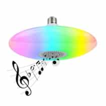 Φωτορυθμική λάμπα RGB με ηχείο Bluetooth - 201877