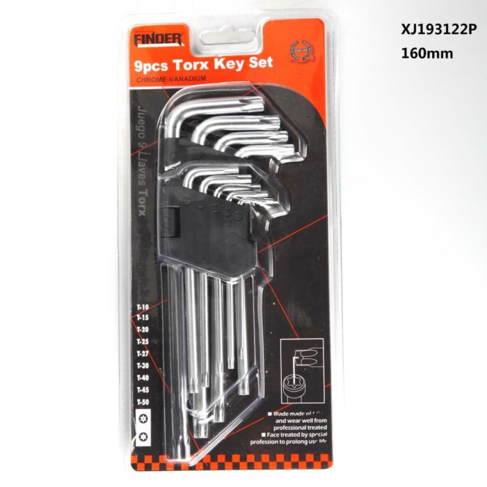 Κλειδιά Torx - 9pcs - Finder - 193122 - Image 2