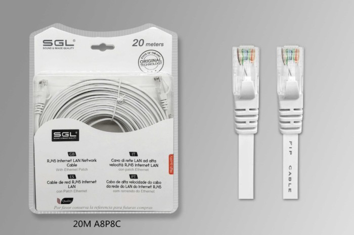 Καλώδιο δικτύου – Ethernet – 20m - A8P8 - 196444 - Image 2