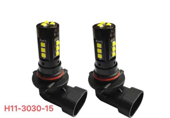 Λάμπες LED – H11 – 3030-15 – 15W – Canbus – 674087 - Image 2