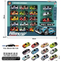 Σετ αυτοκινητάκια - Pull Back - 18pcs - 6838-18 - 677239