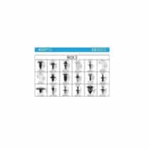Σετ συνδετήρες αυτοκινήτου 18 τύπων - 415pcs - 180258