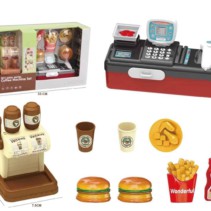 Σετ mini Fast Food με ταμείο & αξεσουάρ - 71022-78 - 677191