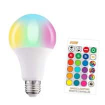 Λάμπα LED με τηλεχειριστήριο - RGB+W - Ε27 - A60 - 5W - 431770