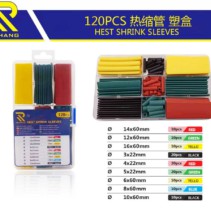 Θερμοσυστελλόμενα μανίκια καλωδίων - 120pcs - 113368
