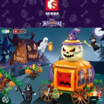 Σετ κατασκευών DIY με φιγούρες - Halloween - 605017/605020 - 352530