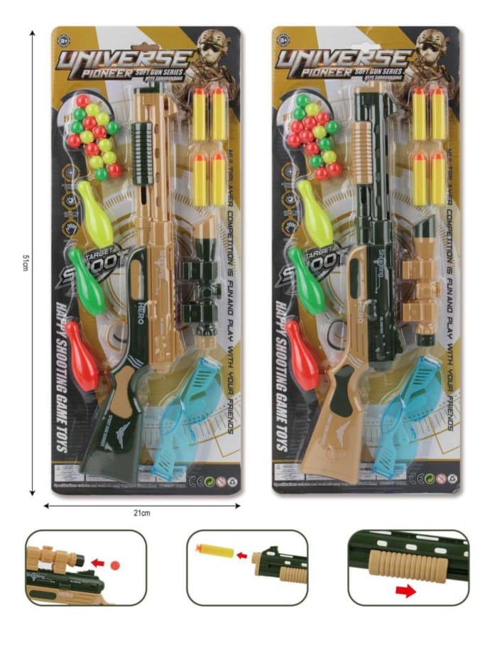 Παιδικό όπλο με στόχο - Soft Gun - 9311-112A - 597378