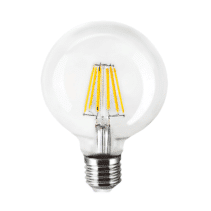 Λάμπα LED Filament φούσκα - G125 - Ε27 - 8W - 431756