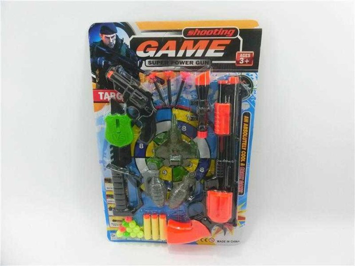 Σετ 2 παιδικά όπλα με αξεσουάρ - Soft Gun - 6311-5B - 597231