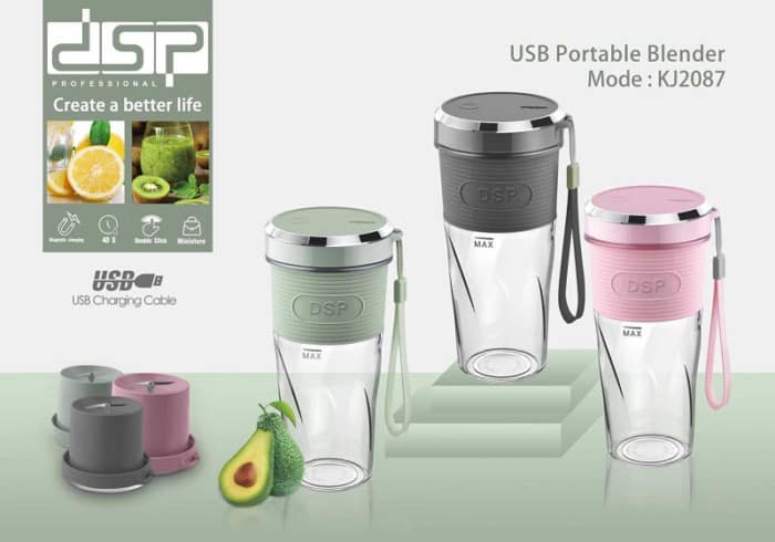 Φορητό μπλέντερ χειρός - KJ2087 - DSP - Pink - 560430 - Image 3