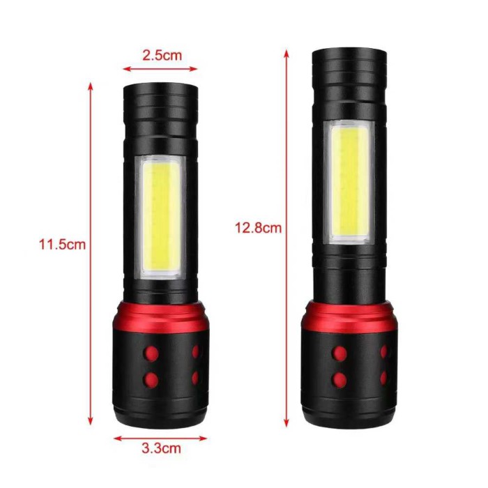 Επαναφορτιζόμενος φακός LED - 716COB - 515190 - Image 2