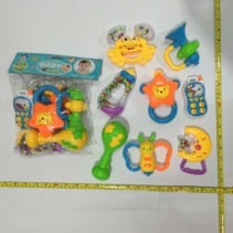 Σετ βρεφικές κουδουνίστρες - 8pcs - 999-1 - 677220