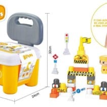 Σετ κατασκευών DIY με τουβλάκια και κάθισμα - 32pcs - 66118-2 - 493696