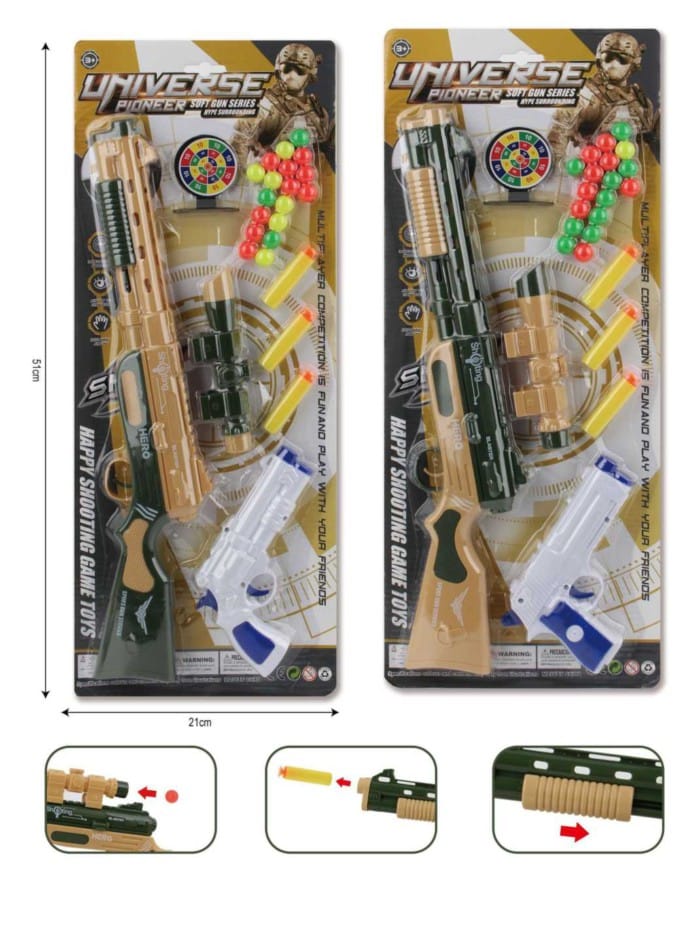 Παιδικό όπλο με στόχο - Soft Gun - 9311-111A - 597361