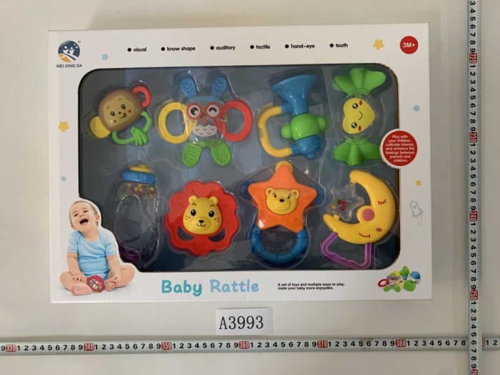 Σετ βρεφικές κουδουνίστρες - 8pcs - A3993 - 677216