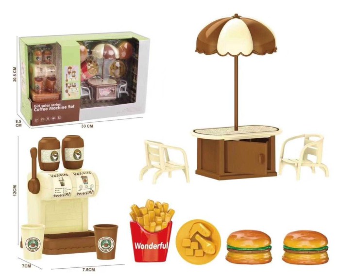 Σετ mini Fast Food με αξεσουάρ - 71022-68 - 677193