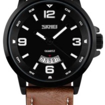 Αναλογικό ρολόι χειρός – Skmei - 9115 - 291150 - Brown/Black