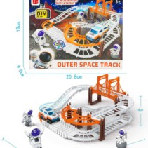 Σετ διαστημικός αυτοκινητόδρομος DIY - Space Track - 888-72 - 900345