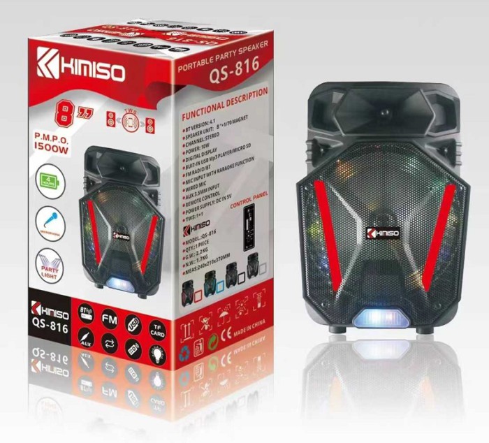 Φορητό ηχείο subwoofer - QS-816 - 886670 - Image 2