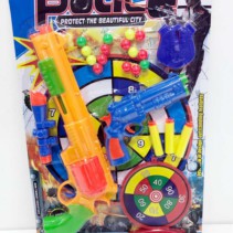 Σετ 2 παιδικά όπλα με στόχο - Soft Gun - 6311-63B - 597255