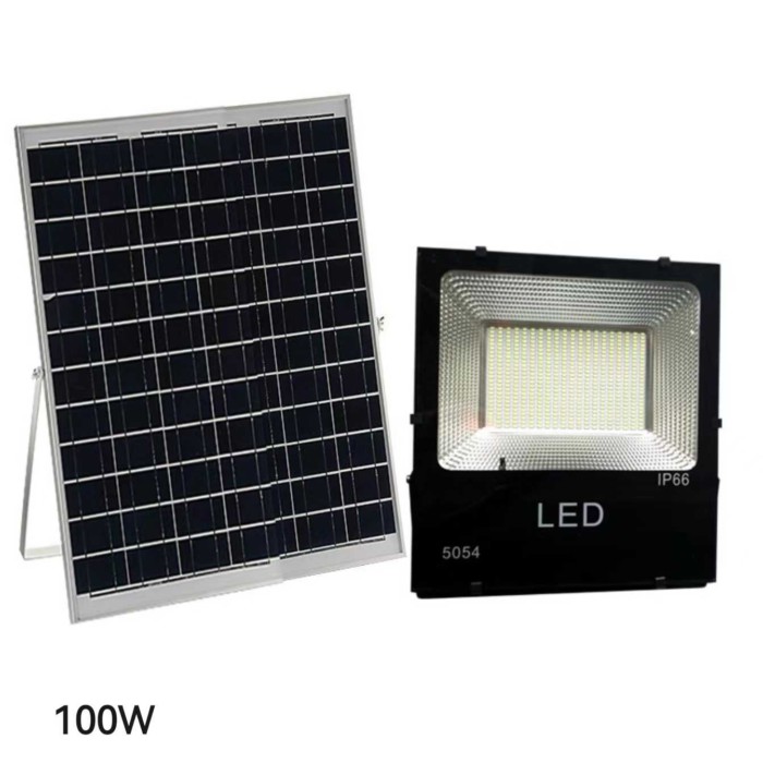 Ηλιακός προβολέας LED με πάνελ - 5054 - 200W - 006500 - Image 2