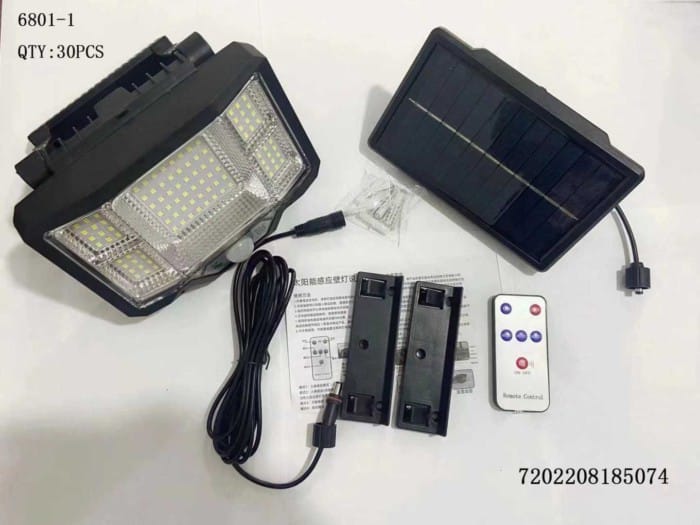 Ηλιακός προβολέας LED με αισθητήρα κίνησης - 6801-1 - 185074 - Image 4