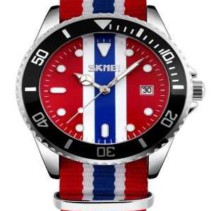 Αναλογικό ρολόι χειρός – Skmei - 9133 - Red/Blue