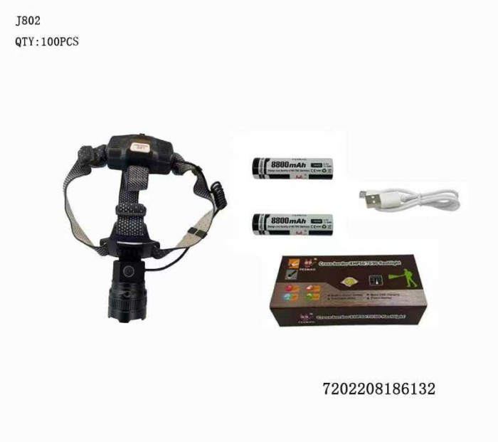 Φακός κεφαλής LED – Headlamp - J802 - 186132 - Image 2