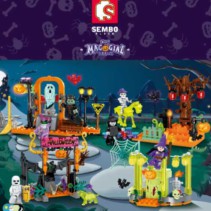 Σετ κατασκευών DIY με φιγούρες - Halloween - 605013/605016 - 352523
