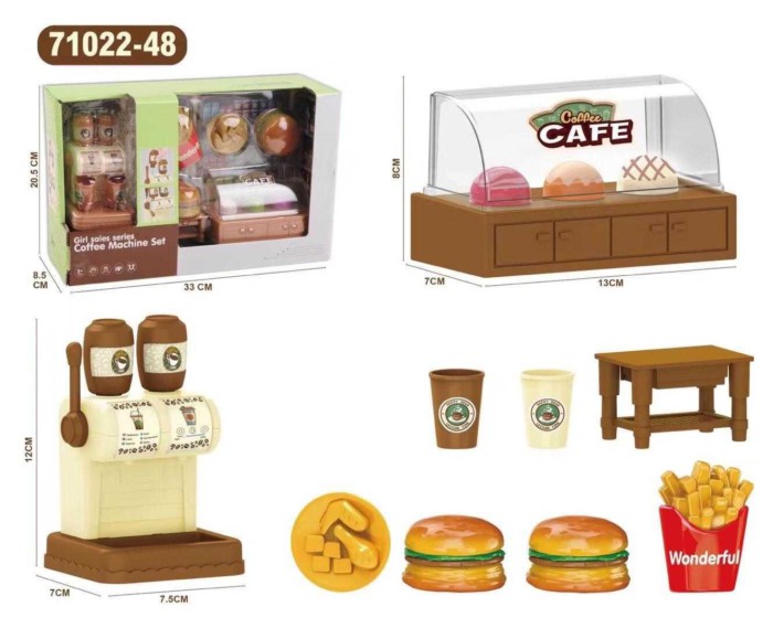 Σετ mini Fast Food με αξεσουάρ - 71022-48 - 677188