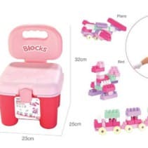 Σετ κατασκευών DIY με τουβλάκια - 140pcs - 6689-1 - 493566