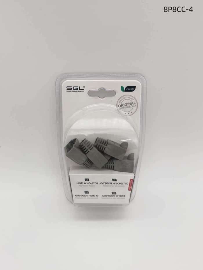 Σετ καλύμματα για βύσμα δικτύου - 8P8CC-4 - 4pcs - 098630