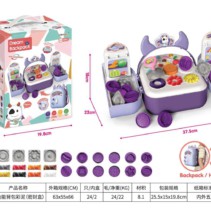 Σετ βαλιτσάκι κατασκευών DIY με πλαστελίνη - 30pcs - 1301-4 - 221878
