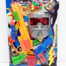 Σετ 2 παιδικά όπλα με στόχο - Soft Gun - 6311-62B - 597248