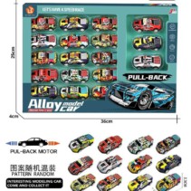 Σετ αυτοκινητάκια - Pull Back - 18pcs - 6812-18A - 677241