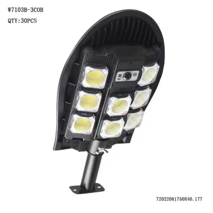 Ηλιακός προβολέας LED-COB με αισθητήρα κίνησης - W7103B-3COB - 175084 - Image 2