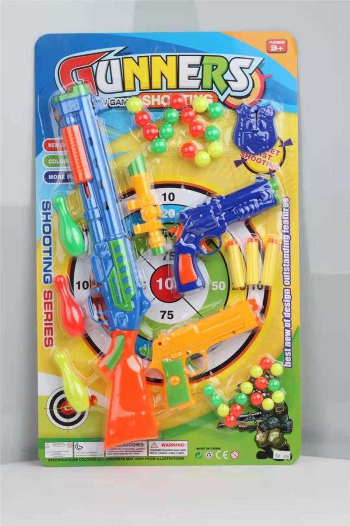 Σετ 3 παιδικά όπλα - Soft Gun - 9311-10B - 597354