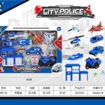 Σετ αστυνομικά οχήματα και αξεσουάρ - 858-3A - 222554