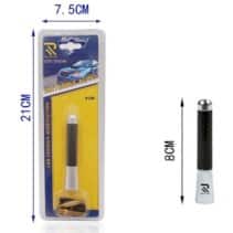 Κεραία οροφής αυτοκινήτου - Βιδωτή - Universal - 8cm - 004635 - Black