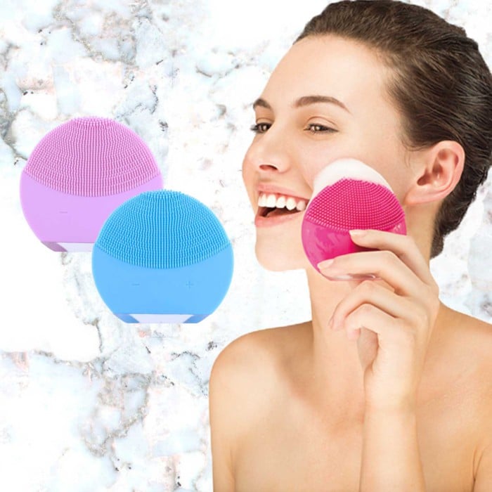 Βουρτσάκι καθαρισμού προσώπου Mini – Lina Care – 681936 - Pink - Image 2